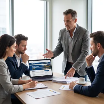 Advisor explaining Canadian business registration requirements