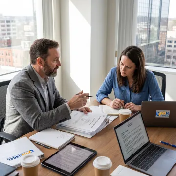 Advisor explaining US business formation costs