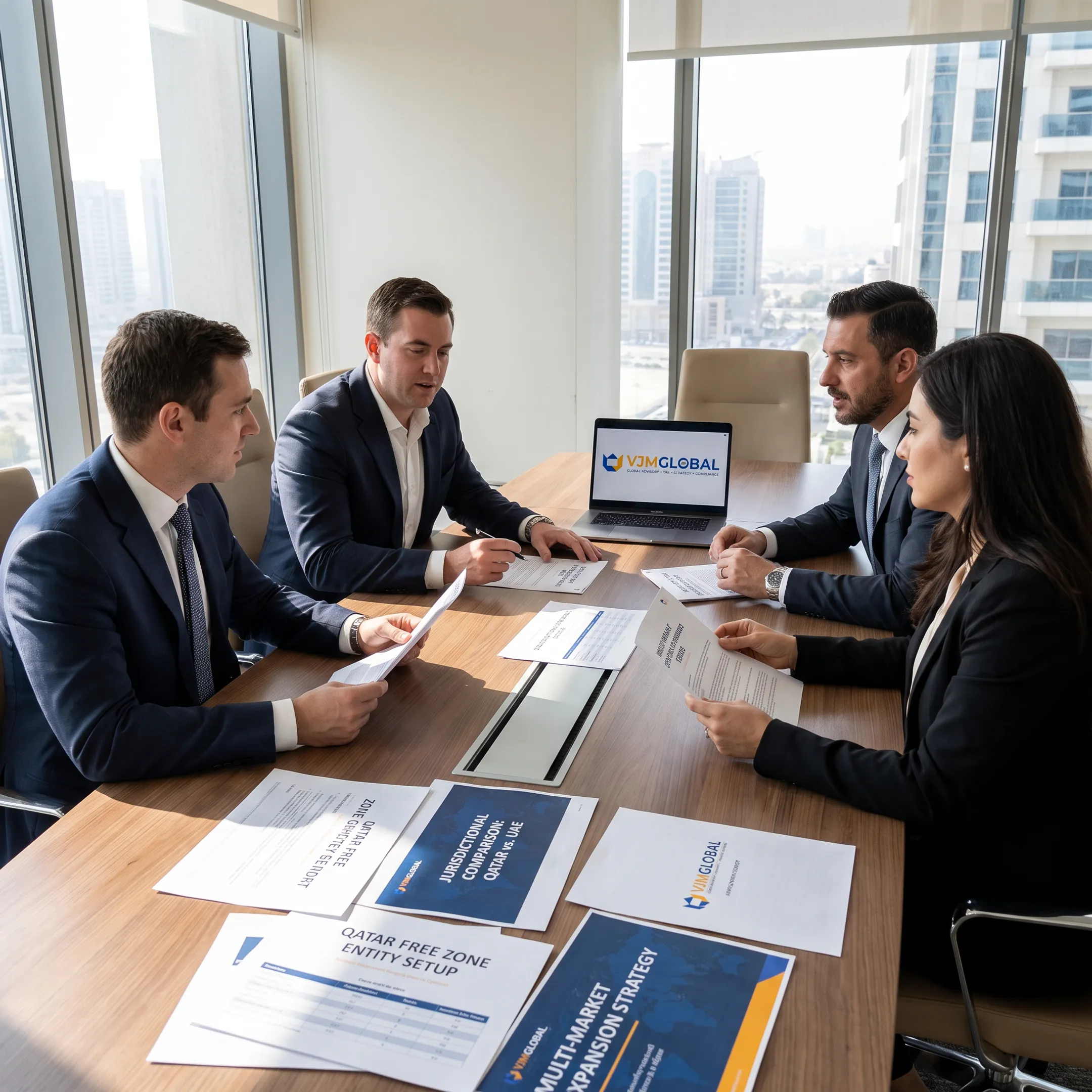 Advisors planning a Qatar free zone company setup