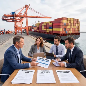Advisers guiding a US company incorporation process