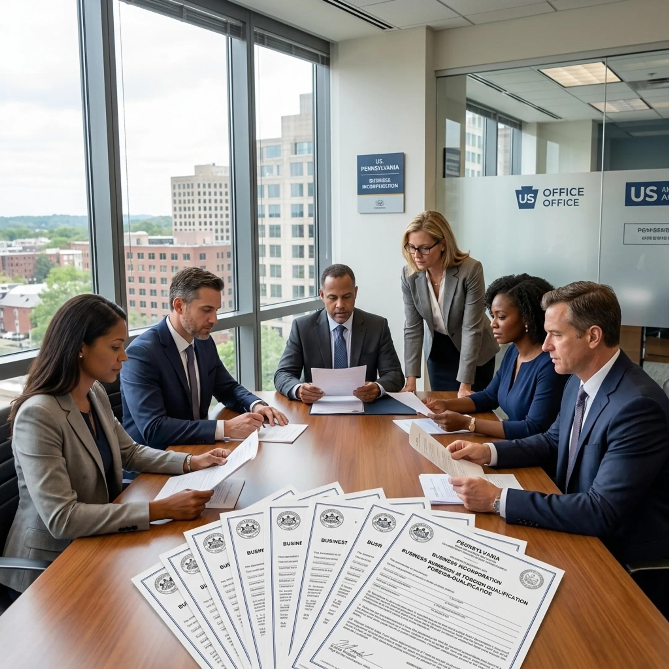 Step-by-step Pennsylvania business registration workflow