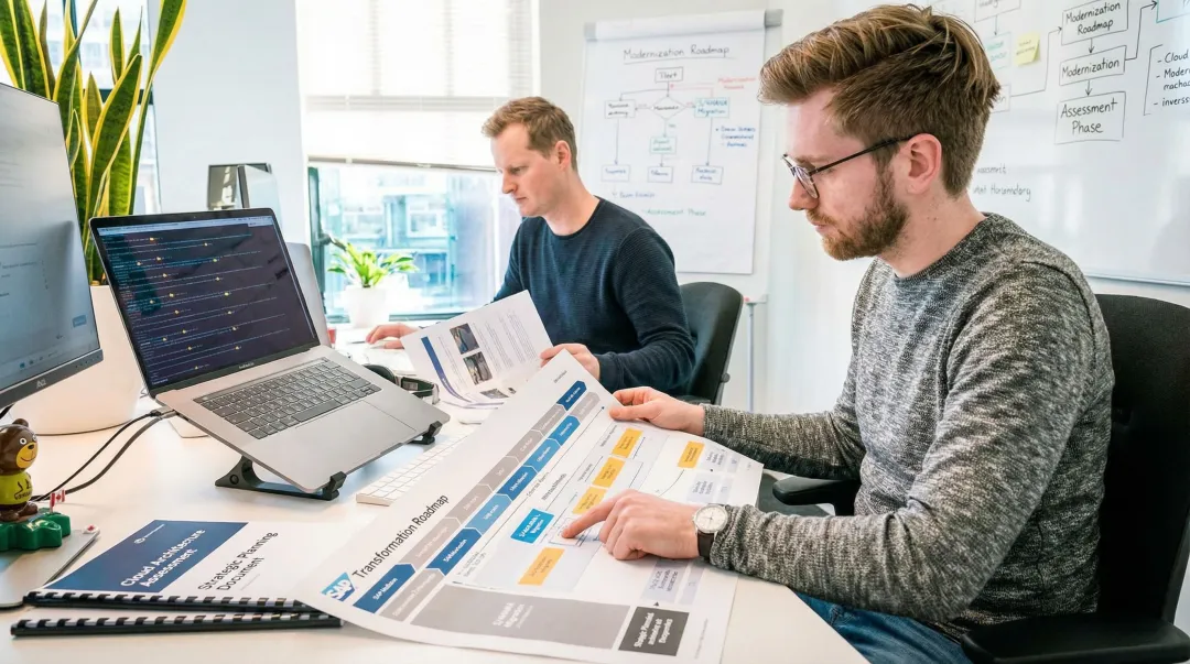 Vorstel Technologies modernization assessment consultation session with cloud migration roadmap