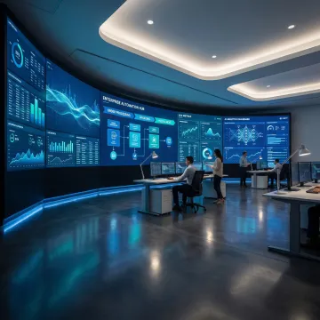 Process automation solutions with AI-powered workflows and digital dashboards