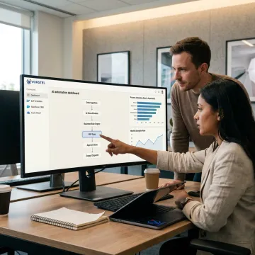 AI automation dashboard improving business workflows