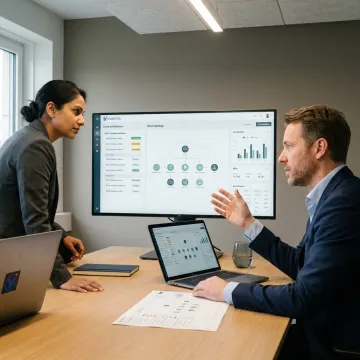 Enterprise IT consultants planning digital transformation