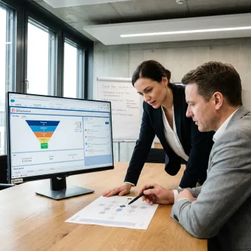 Salesforce development team planning CRM workflows