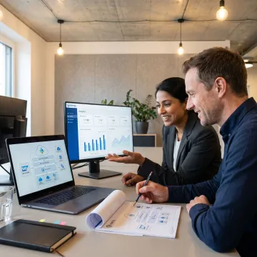 IT consultants planning a technology strategy