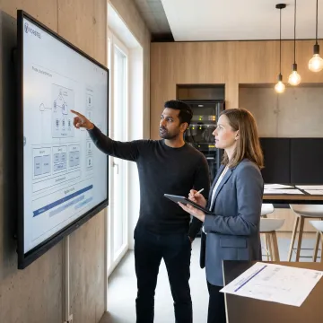Consultants planning private cloud architecture
