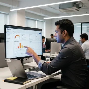 Cybersecurity compliance consultant reviewing security controls