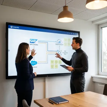 Consultants mapping enterprise data flows