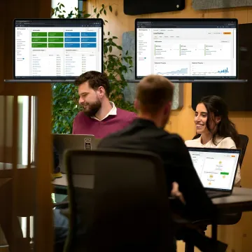 AWS DevOps consulting team monitoring cloud deployments