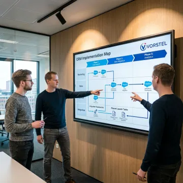 Consultants mapping a Salesforce implementation process