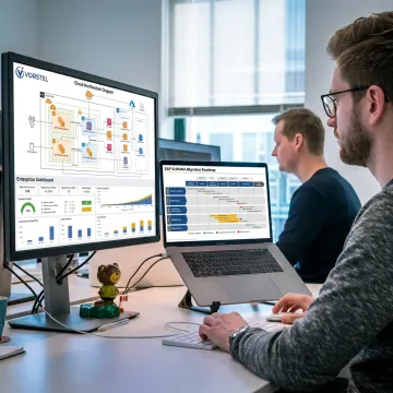 Cloud consultants planning enterprise migration strategy