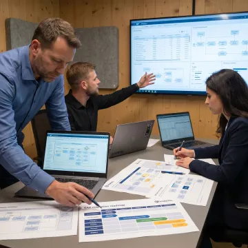 SAP support process planning session