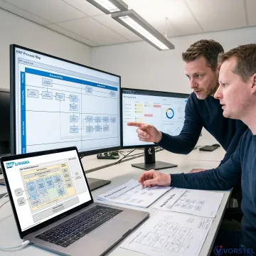SAP implementation team mapping business processes