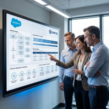 CRM implementation workflow planning session