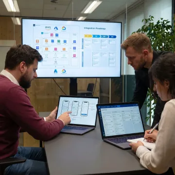 Custom software development process planning