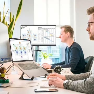 Cloud implementation team planning secure infrastructure