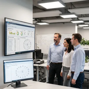 Enterprise master data management dashboard