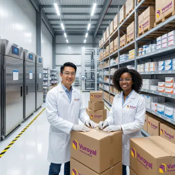 International pharmaceutical packaging and distribution services by VuRoyal Pharmaceutical