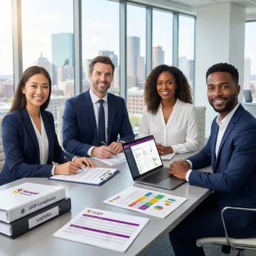 VuRoyal pharmaceutical logistics team coordinating global biopharma supply chain operations