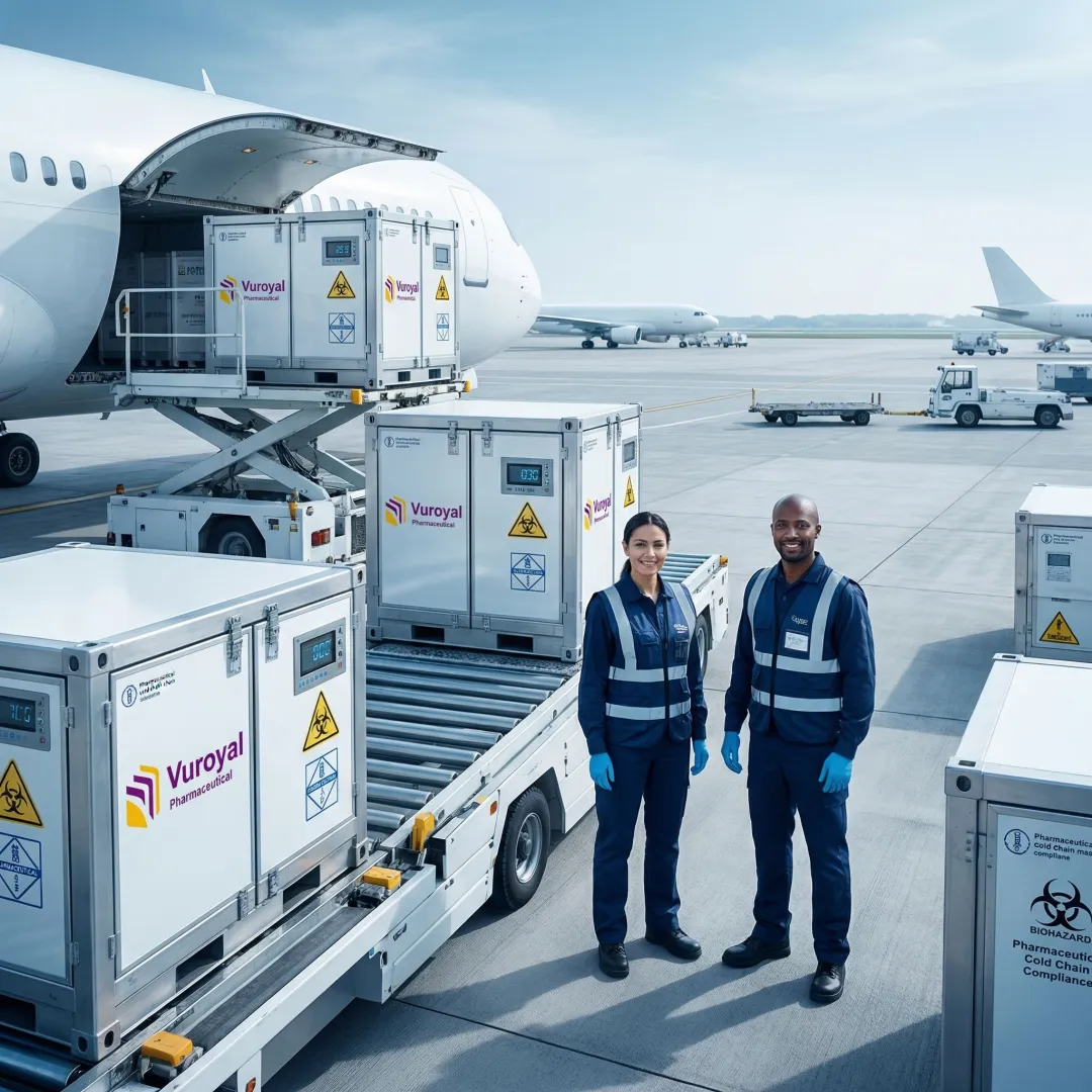 Global pharmaceutical procurement and cold chain transportation