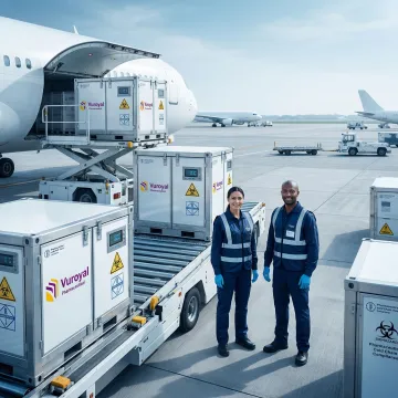 Global pharmaceutical procurement and cold chain transportation