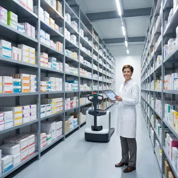Pharmaceutical distribution specialist managing healthcare supply chain logistics