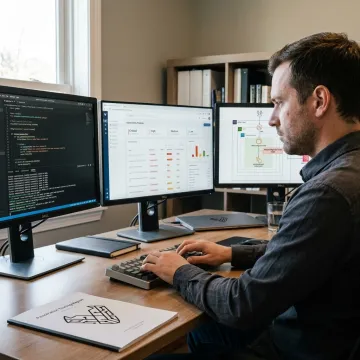 Cybersecurity analyst performing penetration testing