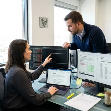 Security team reviewing penetration testing findings