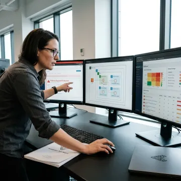 Cloud offensive security analyst reviewing infrastructure risks