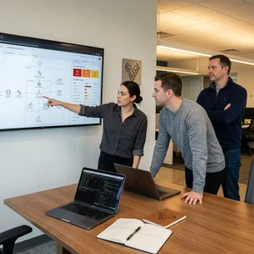Network security architecture review dashboard