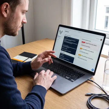 Engineer reviewing API security findings