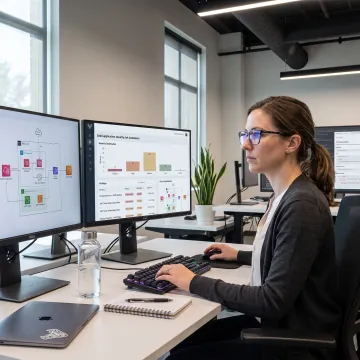 Security analyst reviewing SaaS risk assessment findings