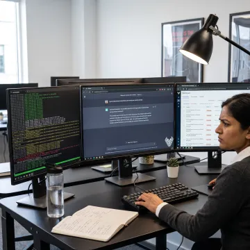 Security analyst testing an AI chatbot
