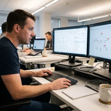 Security team reviewing AWS assessment findings
