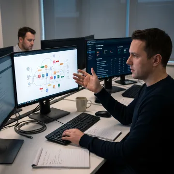 Cloud security team reviewing GCP risks