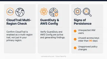 Six-phase AWS penetration testing methodology from reconnaissance to logging