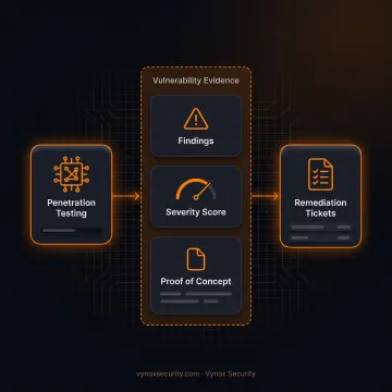 Security team reviewing penetration test findings