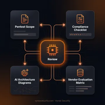 Security team preparing penetration testing RFP scope