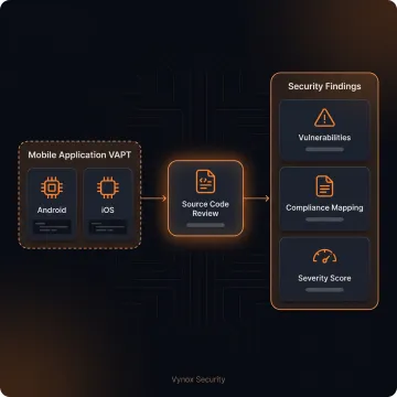 Security analyst testing a mobile application