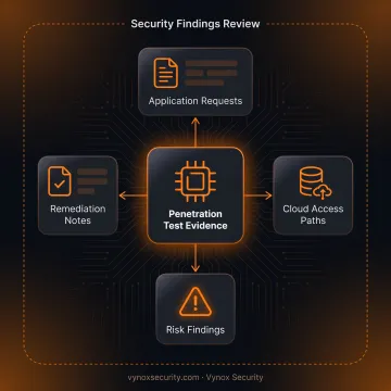 Security team analyzing penetration test evidence
