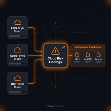 Security analyst reviewing cloud vulnerability findings