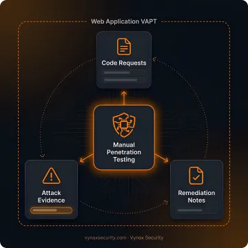 Security professional conducting a manual application assessment