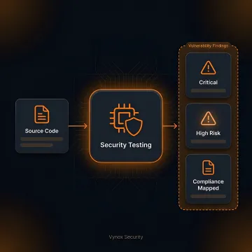 Security expert testing a web application