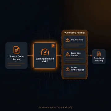 Security consultant reviewing a web application