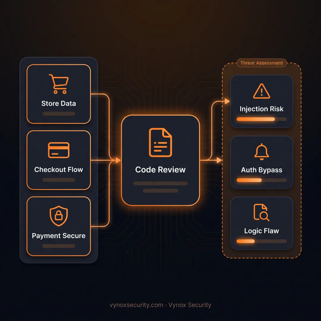 Security analyst testing an e-commerce website