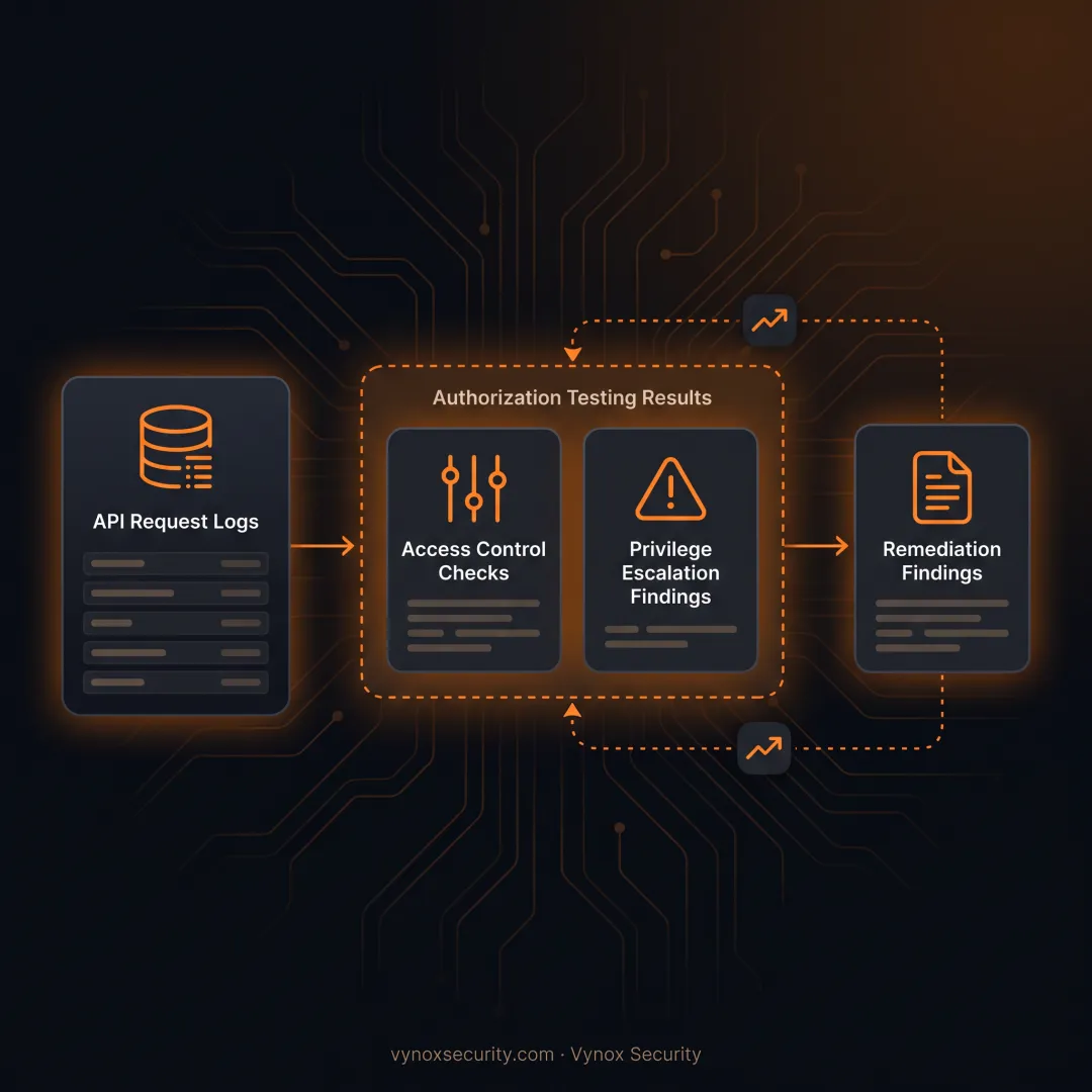 Analyst reviewing API security findings