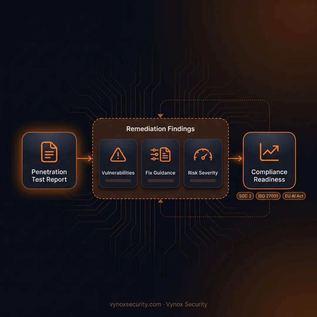 Partners reviewing cybersecurity testing results
