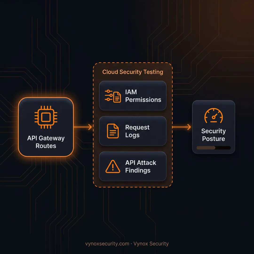 Security engineer reviewing AWS API Gateway protections